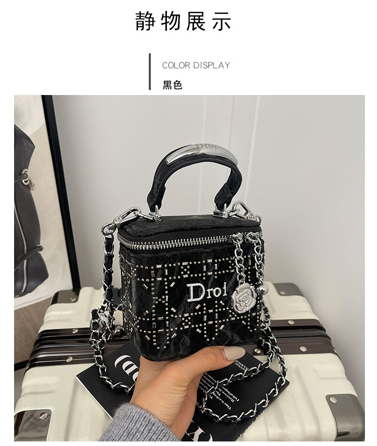 Bag crossbody bag new fresh single shoulder casual bag small design fashionable women's bag texture box versatile light luxury women's bag Bag crossbody bag new fresh single shoulder casual bag small design fashionable women's bag texture box versatile light luxury women's bag