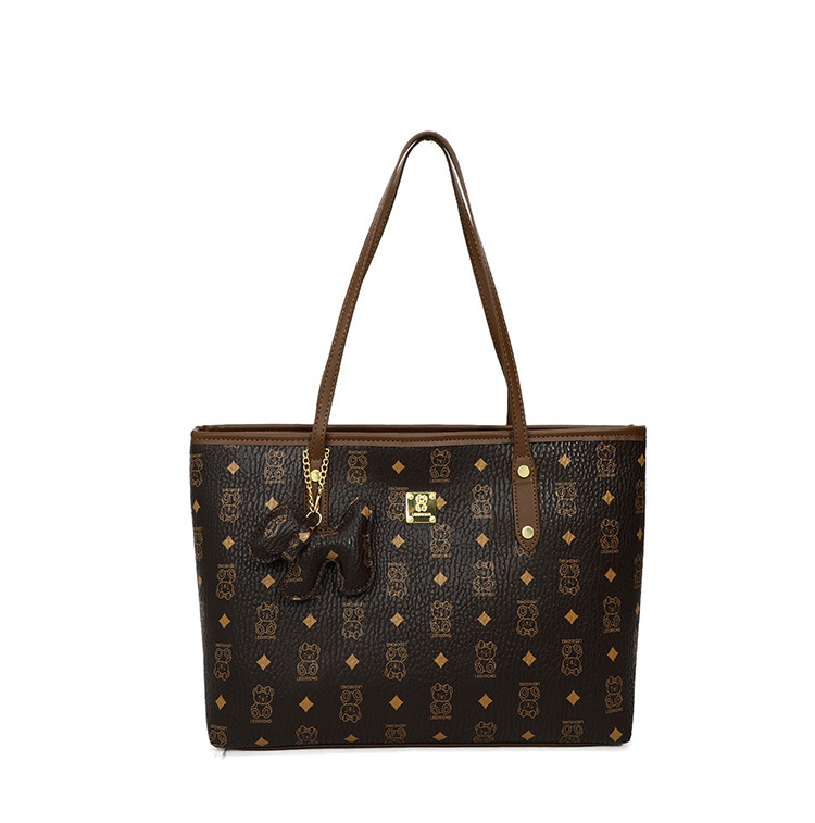 Cross border retro large capacity tote bag for women, 2026 new trendy commuting basket bag, fashionable shoulder bag Cross border retro large capacity tote bag for women, 2026 new trendy commuting basket bag, fashionable shoulder bag