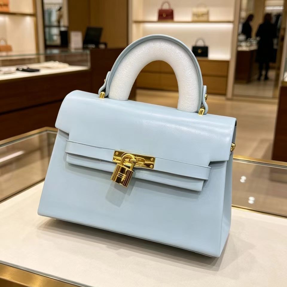2025 new handbag women's small bag women's bag trend Kelly bag crossbody bag temperament goddess