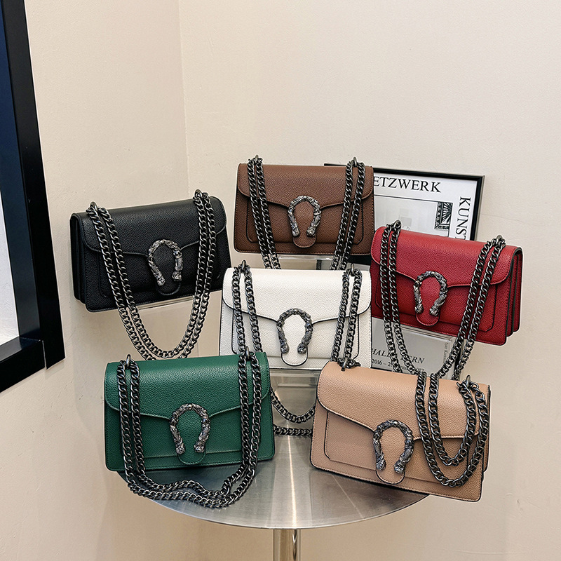 Cross border chain bag 2026 new women's bag fashion simple shoulder bag trend simple crossbody bag high-end sense bag