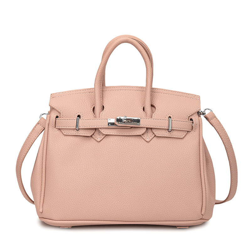 Cross border 2026 new large capacity lychee patterned platinum bag, high-end commuting single shoulder crossbody bag, multi-color wholesale Cross border 2026 new large capacity lychee patterned platinum bag, high-end commuting single shoulder crossbody bag, multi-color wholesale