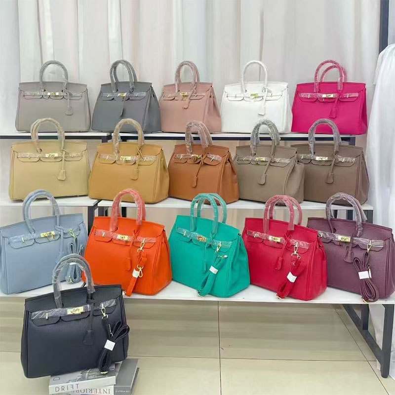 Cross border retro light luxury platinum bag for women 2026 new large capacity versatile single shoulder crossbody handbag Kelly bag batch