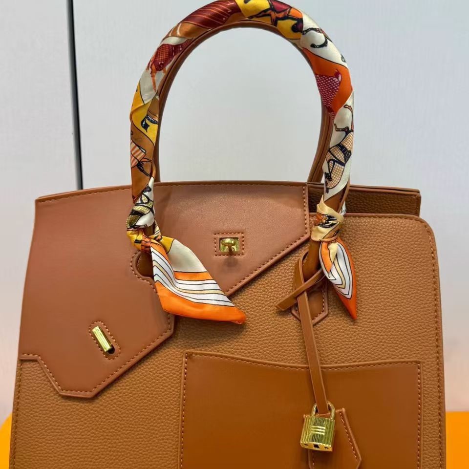 2025 new genuine leather women's bag platinum bag three piece leather classic fashion style single shoulder diagonal cross bag single shoulder