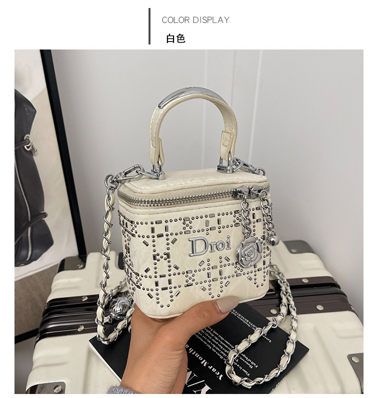 Bag crossbody bag new fresh single shoulder casual bag small design fashionable women's bag texture box versatile light luxury women's bag Bag crossbody bag new fresh single shoulder casual bag small design fashionable women's bag texture box versatile light luxury women's bag
