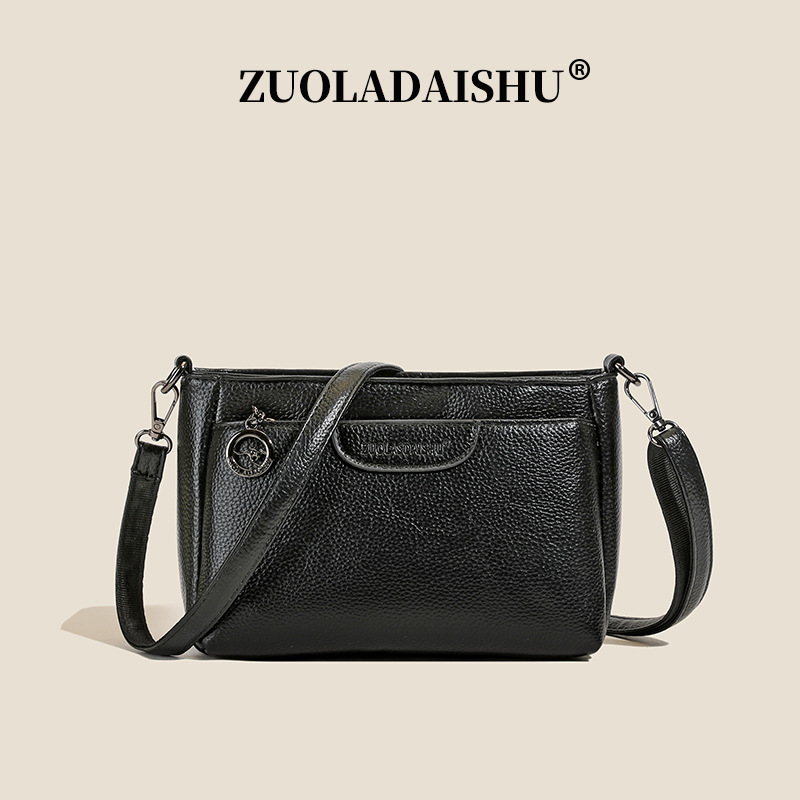 Simple women's bag shoulder bag 2024 new fashion mom small square bag Korean version trendy solid color PU handheld diagonal cross bag Simple women's bag shoulder bag 2024 new fashion mom small square bag Korean version trendy solid color PU handheld diagonal cross bag