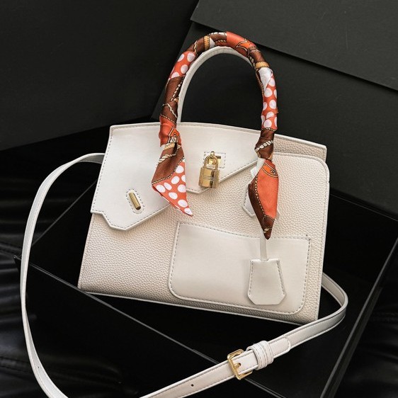 2025 new genuine leather women's bag platinum bag three piece leather classic fashion style single shoulder diagonal cross bag single shoulder high-end feeling