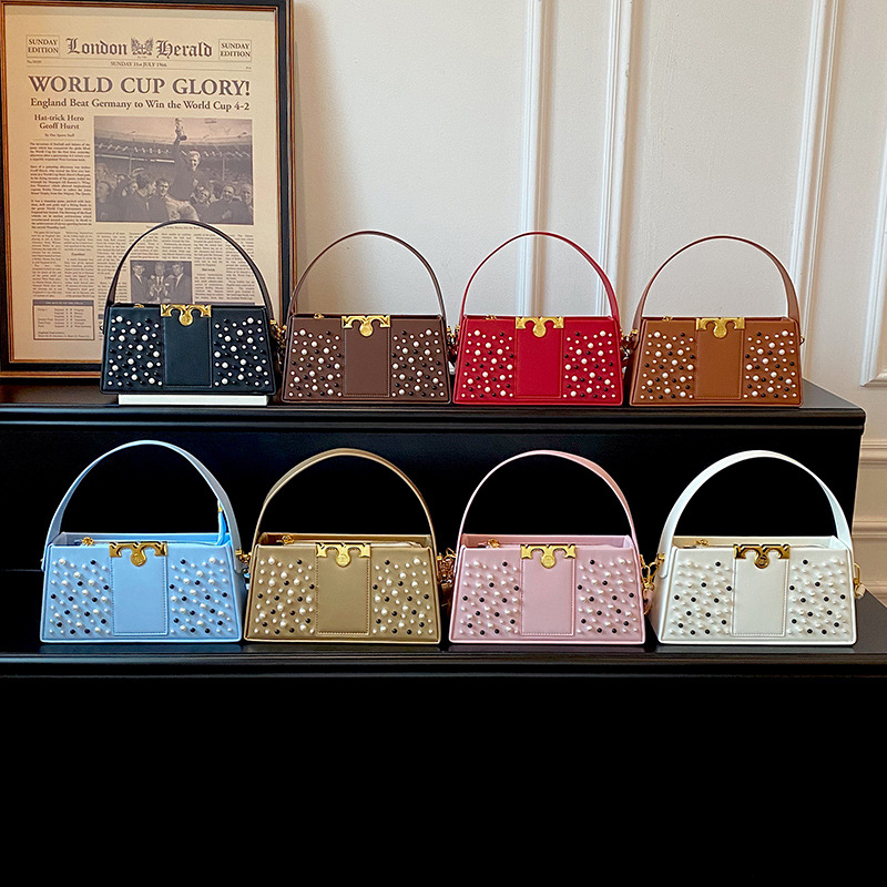 Bags Cross border Pearl Women's Bag Light Luxury Trendy Shoulder Bag Handheld Crossbody Bag Fashion Women's Bag 2026 New Bag