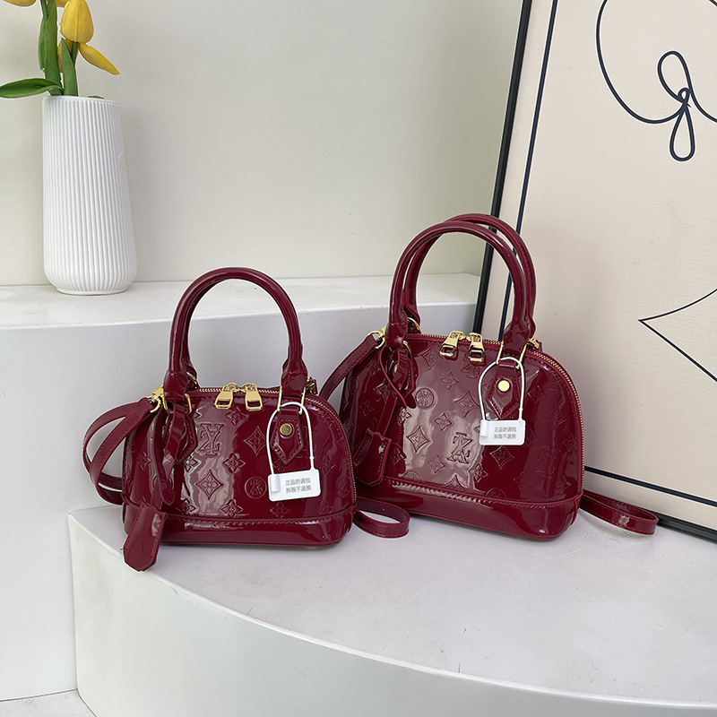 Bags letter fashion cross-border foreign trade western-style retro crossbody bag popular single shoulder 2025 handbag shell bag
