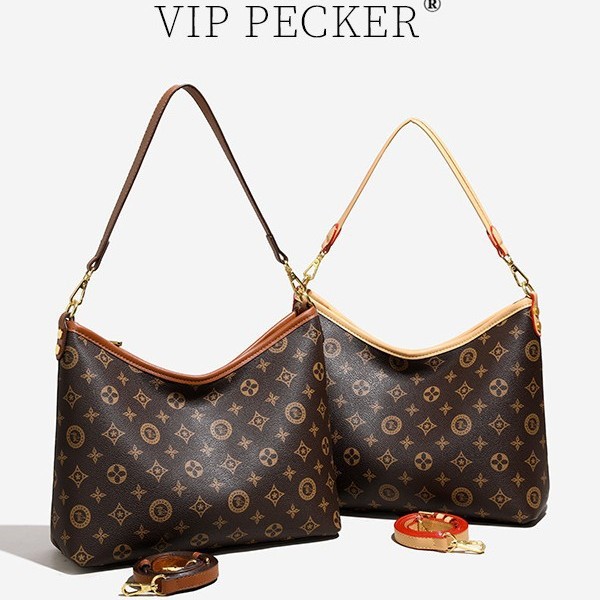 Tote bag for women, large capacity 2025 new style, fashionable, versatile, high-end feeling, hand-held bill of lading shoulder bag, simple and casual crossbody bag