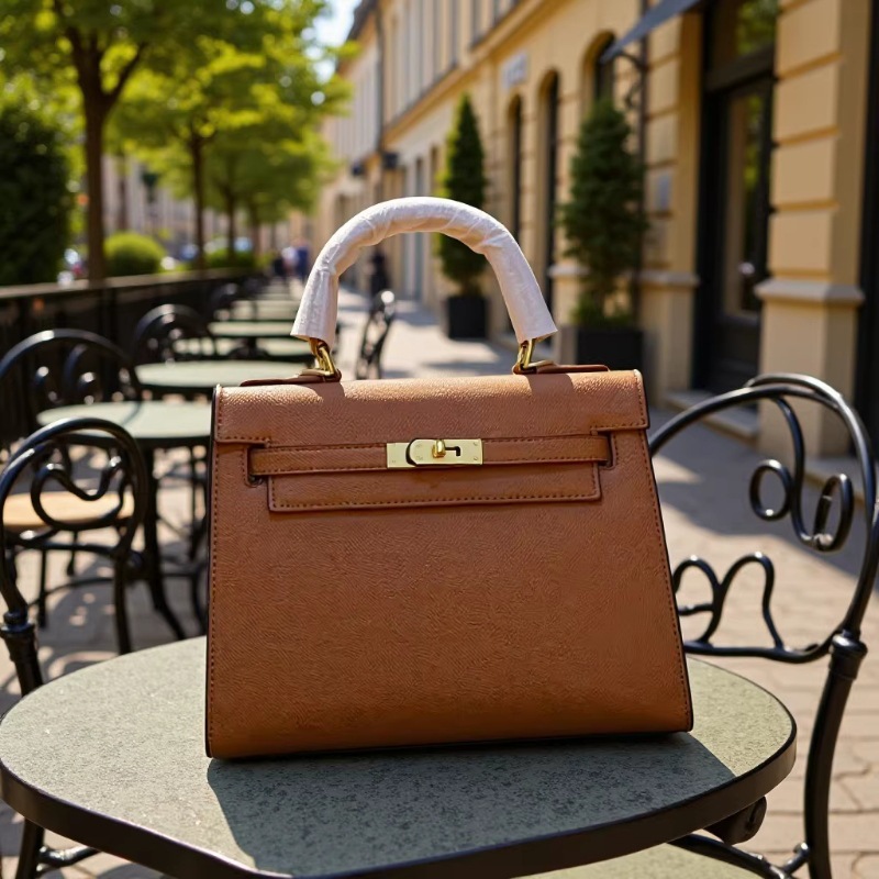 Candy colored Kelly women's handbag Kelly bag single shoulder crossbody women's bag Fashion women's bag