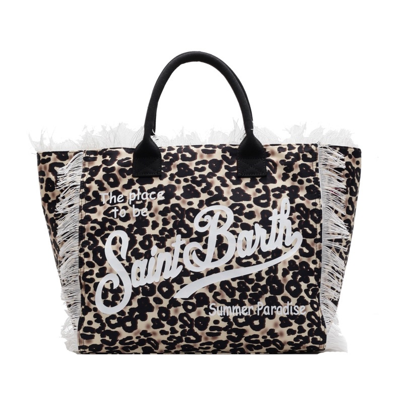 Cross border European and American handmade tassel beach canvas bag for women, 2026 new printed tote bag, large capacity shoulder bag Cross border European and American handmade tassel beach canvas bag for women, 2026 new printed tote bag, large capacity shoulder bag