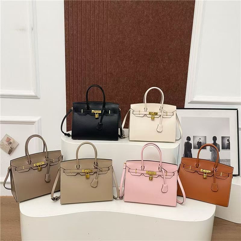Platinum Togo imported top layer cowhide lychee pattern platinum bag handbag shoulder crossbody bag leather high-end women's bag