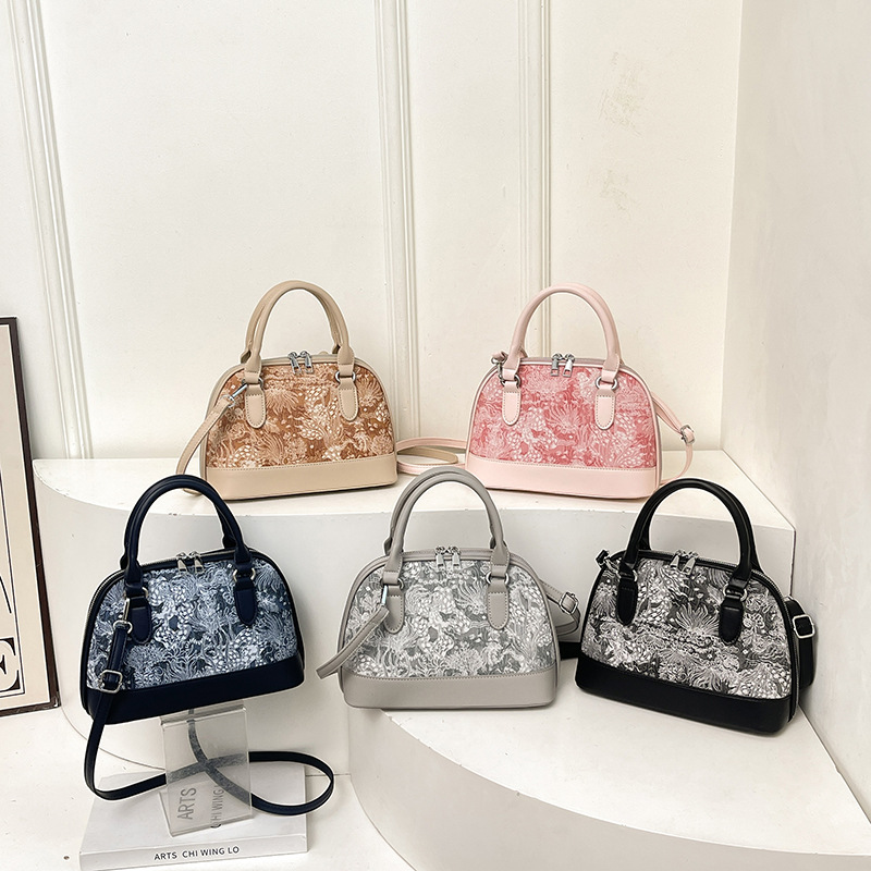 Bags Cross border Women's Bag 2025 New High end European and American Fashion Shell Bag Handbag Single Shoulder Crossbody Bag