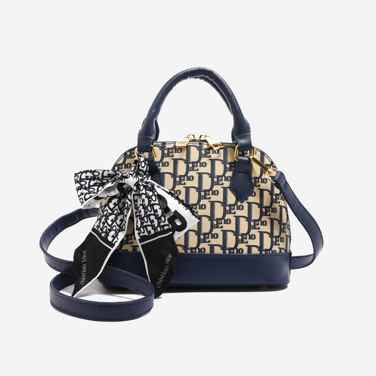 Cross border new retro printed handbag for women, high-end and fashionable single shoulder crossbody bag, versatile shell bag for women Cross border new retro printed handbag for women, high-end and fashionable single shoulder crossbody bag, versatile shell bag for women
