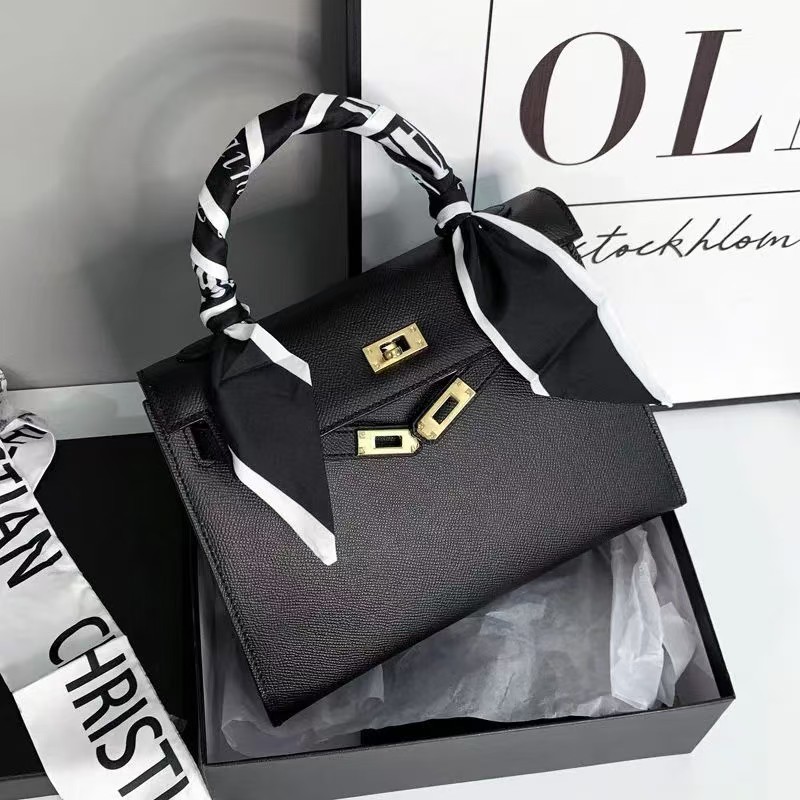 Made of genuine leather, second-generation mini Kelly bag for women 2023, new high-end, light luxury women's bag, versatile single shoulder crossbody small bag Made of genuine leather, second-generation mini Kelly bag for women 2023, new high-end, light luxury women's bag, versatile single shoulder crossbody small bag