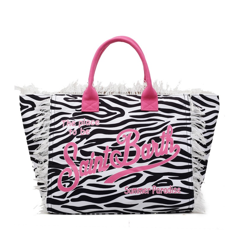 Cross border European and American handmade tassel beach canvas bag for women, 2026 new printed tote bag, large capacity shoulder bag Cross border European and American handmade tassel beach canvas bag for women, 2026 new printed tote bag, large capacity shoulder bag