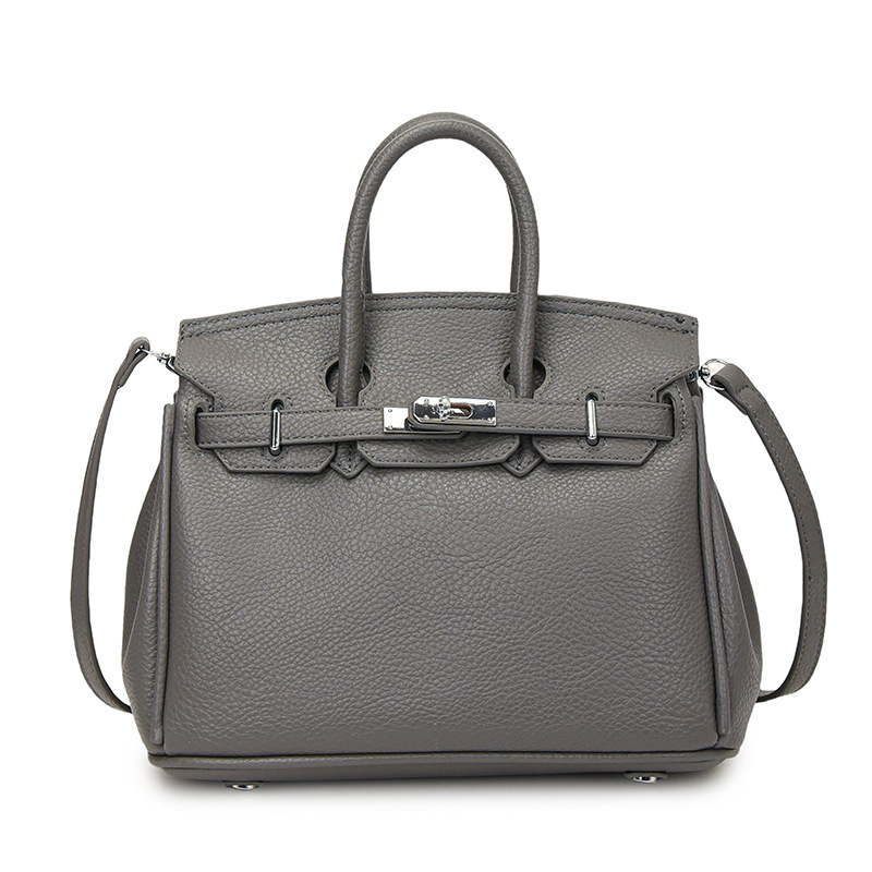 Cross border 2026 new large capacity lychee patterned platinum bag, high-end commuting single shoulder crossbody bag, multi-color wholesale Cross border 2026 new large capacity lychee patterned platinum bag, high-end commuting single shoulder crossbody bag, multi-color wholesale