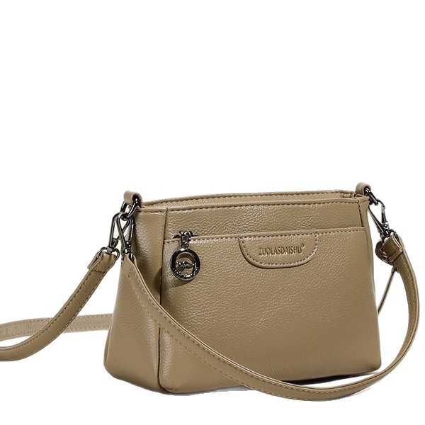 Simple women's bag shoulder bag 2024 new fashion mom small square bag Korean version trendy solid color PU handheld diagonal cross bag Simple women's bag shoulder bag 2024 new fashion mom small square bag Korean version trendy solid color PU handheld diagonal cross bag