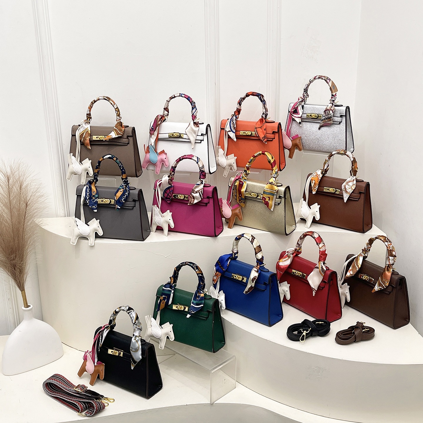 Baeellerry handbag 2026 new fashionable large capacity single shoulder crossbody bag personalized cross-border hot selling women's bag