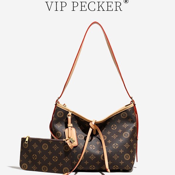 2025 New Retro Printed Mother and Child Bag, Women's Versatile Ins Underarm Bag, Middle aged Commuter Large Capacity Tote Bag