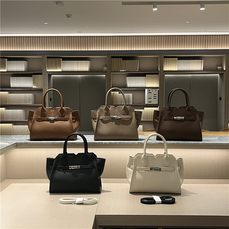 Bags Premium Platinum Bag Texture Handbag Large Capacity Kelly Bag Women's New Trendy Fashion Single Shoulder Crossbody Bag