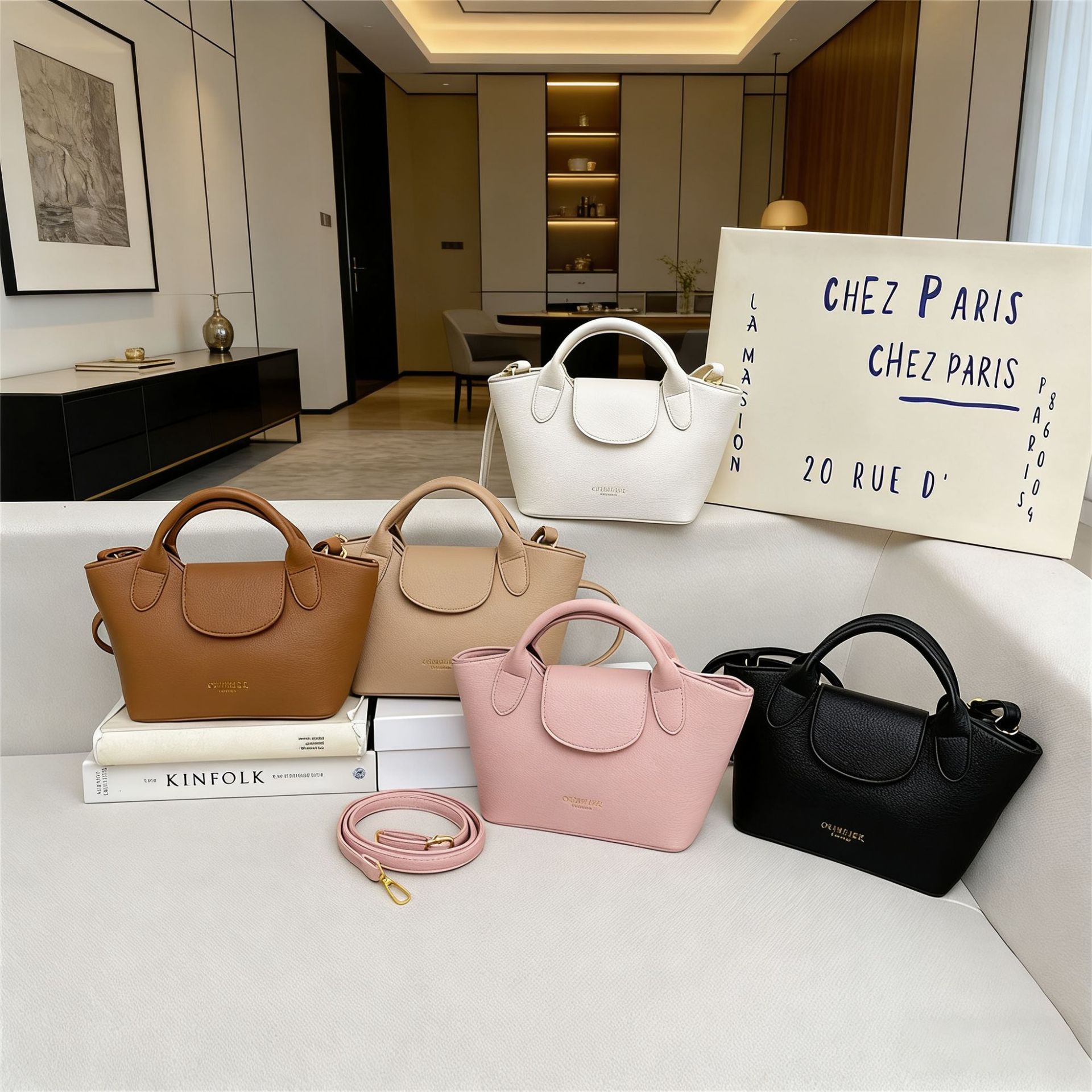 Cross border Basket Bag for Women 2026 New Style Women's Bag Fashion Versatile Handheld Shoulder Bag Foreign Trade Crossbody Bag