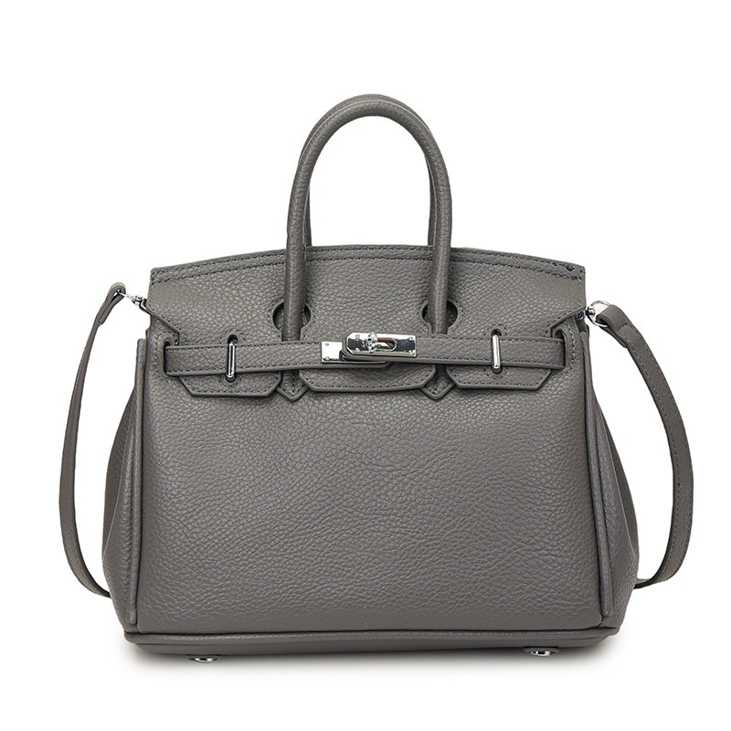 Cross border 2026 new large capacity lychee patterned platinum bag, high-end commuting single shoulder crossbody bag, multi-color wholesale Cross border 2026 new large capacity lychee patterned platinum bag, high-end commuting single shoulder crossbody bag, multi-color wholesale