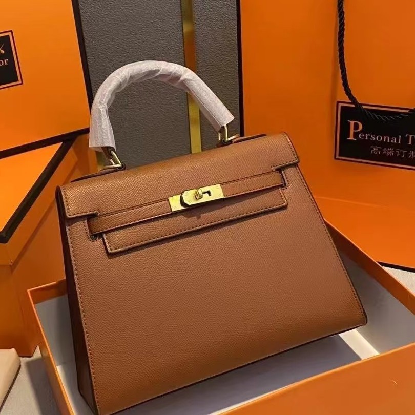 Candy colored Kelly women's handbag Kelly bag single shoulder crossbody women's bag Fashion women's bag