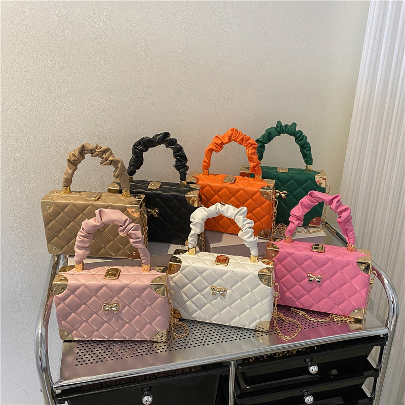 Fashion small bag for women 2026 new trendy Korean version chain box bag trendy texture ins crossbody bag small square bag