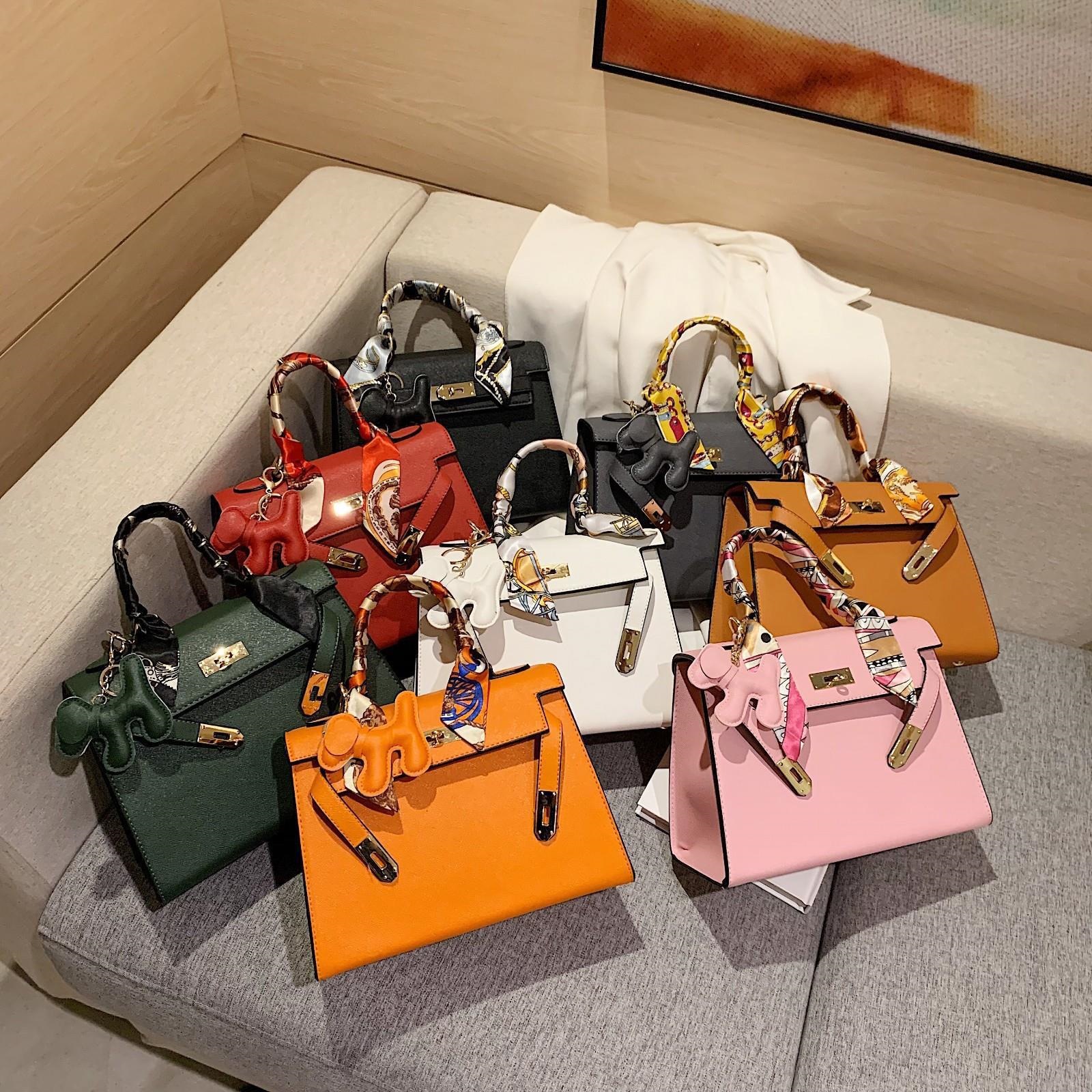 Cross border foreign trade women's bag 2025 new Kelly bag fashion large capacity hand-held shoulder crossbody bag Bags wholesale