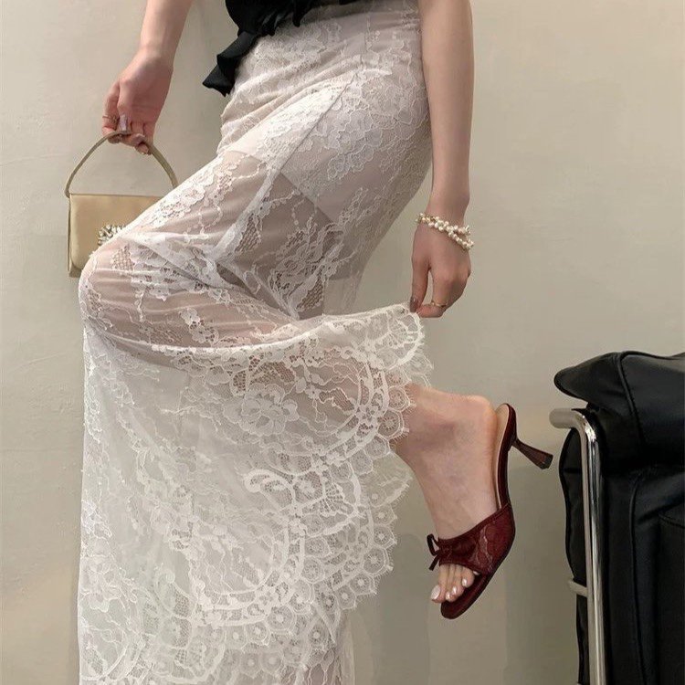 ZA's same bow tie slim heel sandals for women in the summer of 2026, new mesh breathable high heels with exposed toes, cool shoes ZA's same bow tie slim heel sandals for women in the summer of 2026, new mesh breathable high heels with exposed toes, cool shoes