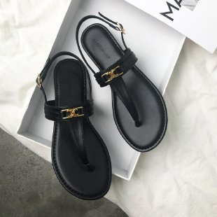 Black cool shoes for women in the summer of 2026, small fragrance style flat shoes, clip toe shoes, flip flops for wearing, slippers Black cool shoes for women in the summer of 2026, small fragrance style flat shoes, clip toe shoes, flip flops for wearing, slippers