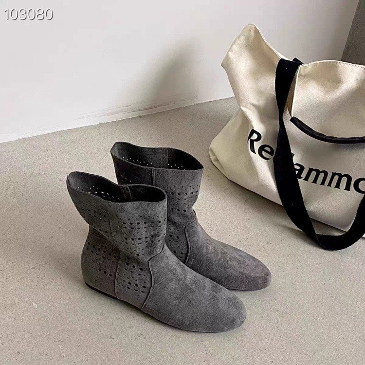 Retro hollowed out carved inside height increasing short boots for women, 2026 summer and autumn new fashion versatile western boots, flat bottomed cool boots Retro hollowed out carved inside height increasing short boots for women, 2026 summer and autumn new fashion versatile western boots, flat bottomed cool boots